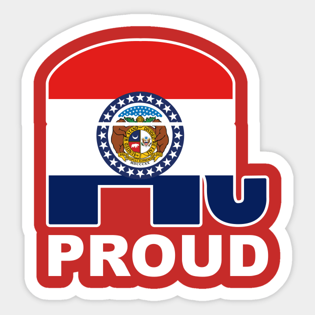 GOP Proud Missouri Sticker by Conservatees